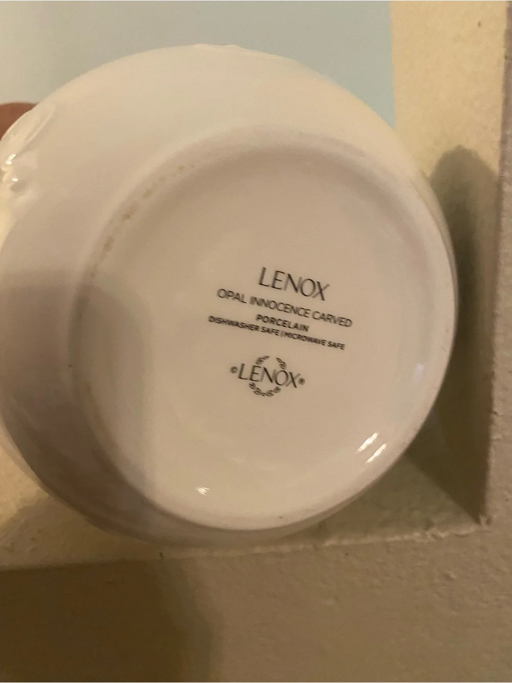 Lenox ceramic pitcher